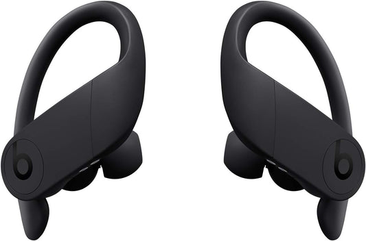 Auricolari PowerPro wireless ¨C Chip per cuffie Apple H1, Bluetooth di Classe 1, 9 ore di ascolto, auricolari resistenti al sudore- Nero