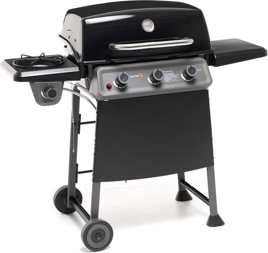 Sochef G32013 DiabloX Barbecue, Metodo di Cottura a Diffusione, Acciaio Verniciato, Nero/Grigio