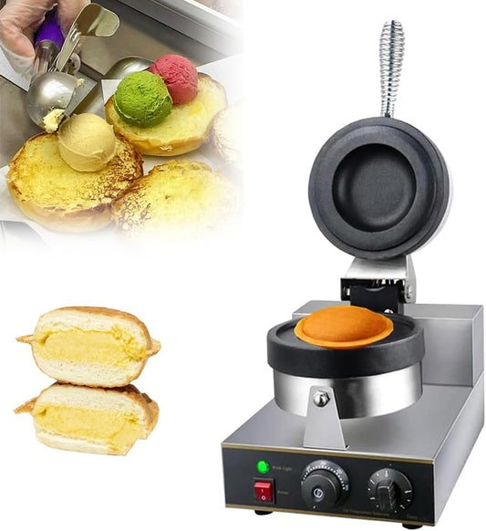 Macchina per hamburger con rivestimento antiaderente, macchina per hamburger con gelato commerciale, macchina per hamburger, pressa per hamburger antiaderente rotante a 180¡ã, macchina per sa