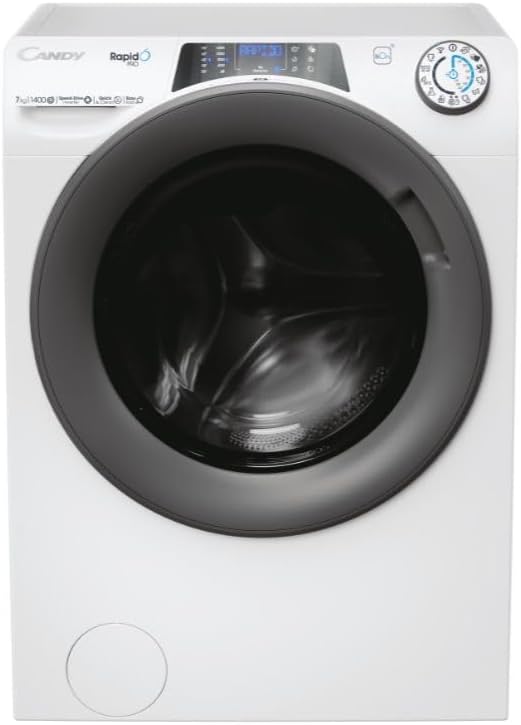 Lavatrice Slim (45 cm) 7 Kg Classe A 1400 giri Inverter Vapore - RP4 476BWMR/1-S Rapid¨® PRO