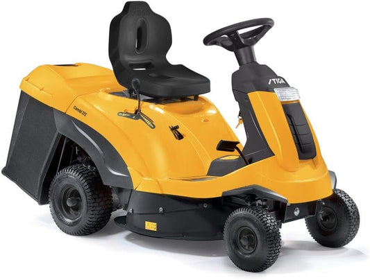 STIGA Combi 372 Trattorino tagliaerba - Motore ST 400 da 414 cc, piatto di taglio da 72 cm, trasmissione idrostatica, raccoglitore d'erba da 170 l, tappo mulching incluso