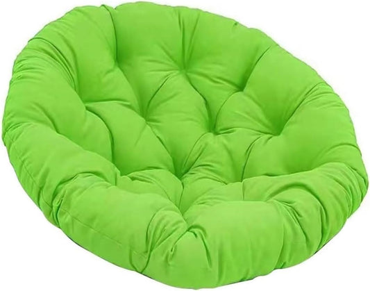 Sedia rotonda impermeabile per sedie sospese da esterno, colore grigio, rimovibile, 40 x 40 cm (sedia non inclusa) ¨C comoda seduta da patio