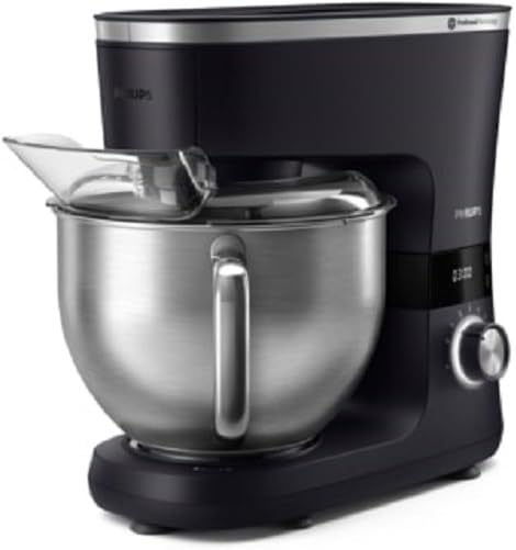 Serie 7000 Robot da Cucina ¨C Tecnologia ProKnead, Recipiente da 5,5L, Motore 1000W, 8 Velocit¨¤, Smart Timer LED, Accessori Lavabili, Illuminazione Ciotola (HR7962/01)