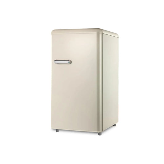 Frigorifero Monoporta Retro 100L Crema ¨C Design Vintage Elegante e Compatto