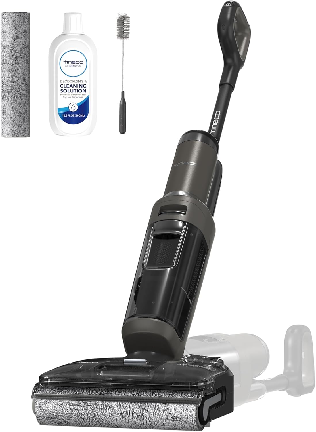 Tineco FLOOR ONE i6 Stretch, Aspirapolvere e Lavapavimenti 2 in 1, 20kPa, Design Piatto 180¡ã, Anti-Groviglio, Autopulente, Asciugatura 85¡æ, 40 Min Autonomia, Batteria Pouch Cell